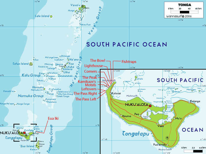 carte tonga